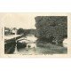 carte postale ancienne 10 ARCIS-SUR-AUBE. Bateau Lavoir Quai de l'Aube 1919