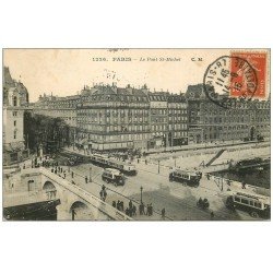 PARIS 05. Le Pont Saint-Michel 1915