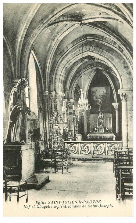 PARIS 05. Nef Clos Saint-Julien-le-Pauvre