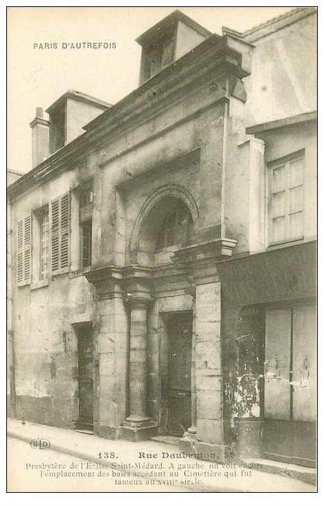 AUTREFOIS PARIS 05. Rue d'Aubenton 39