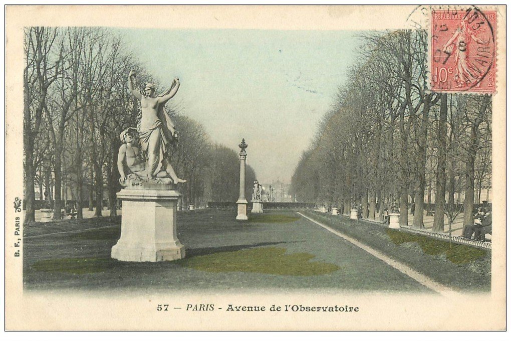 PARIS 06. Avenue de l'Observatoire 1907