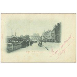 PARIS 06. Bouquinistes Quai Malaquais 1903