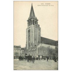 PARIS 06. Eglise Saint-Germain-des-Prés et Fiacres 105
