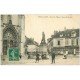 10 ARCIS-SUR-AUBE. Statue de Danton et Portail de l'Eglise. Coiffeur