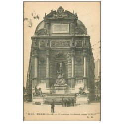PARIS 06. Fontaine Saint-Michel 1916