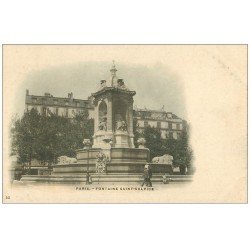 PARIS 06. Fontaine Saint-Sulpice vers 1900