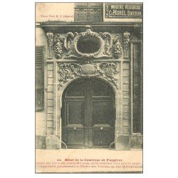 carte postale ancienne PARIS 06. Hôtel Comtesse de Fougères