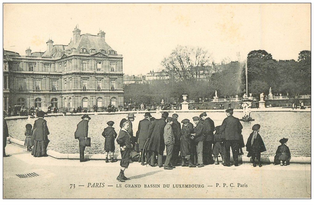 PARIS 06. Le Grand Bassin du Luxembourg vers 1900