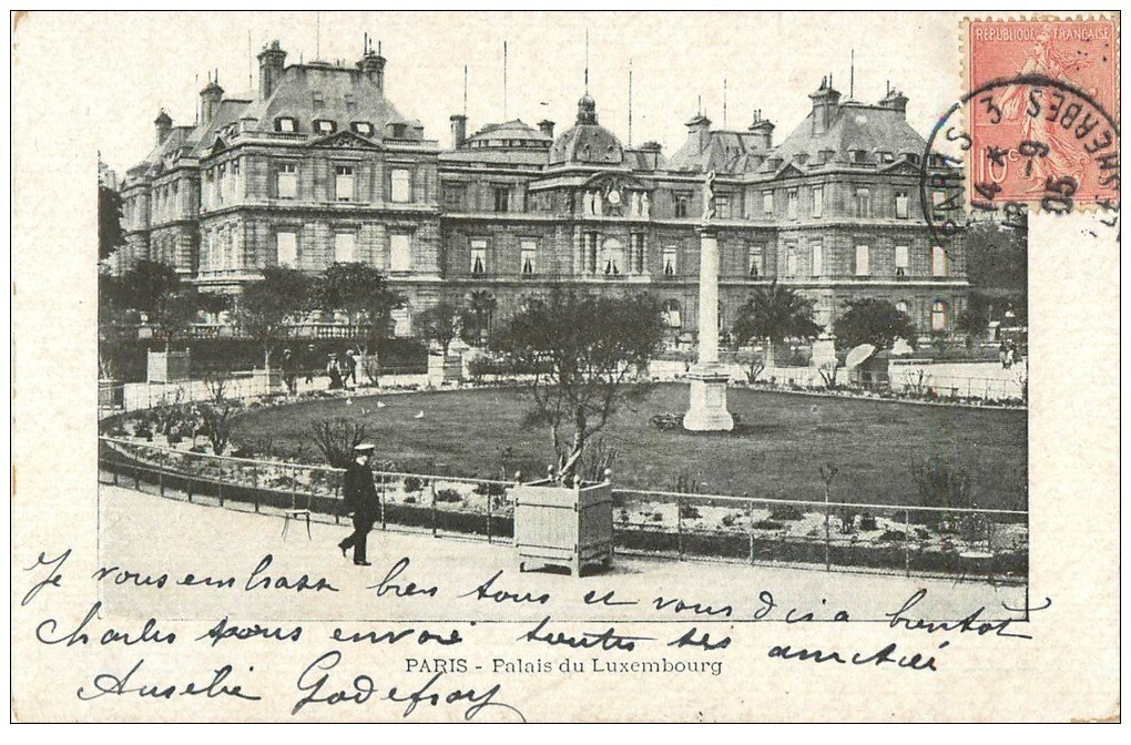 PARIS 06. Palais du Luxembourg 1905