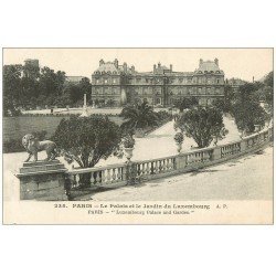 PARIS 06. Palais du Luxembourg et Jardin vers 1919