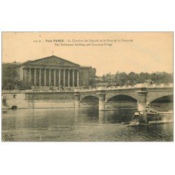 PARIS 07. Chambre des Députés et Pont Concorde