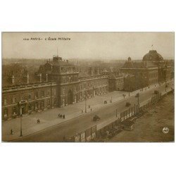 carte postale ancienne PARIS 07. Ecole Militaire