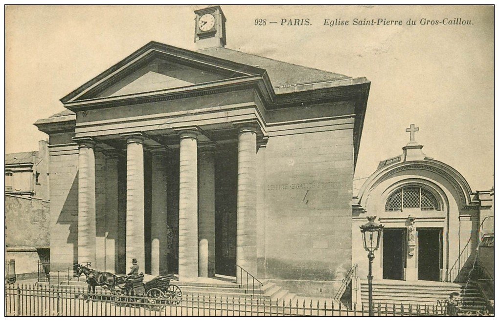 PARIS 07. Eglise SaintPierre du Gros Caillou 1933