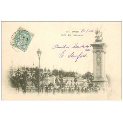 PARIS 07. Gare des Invalides 1904