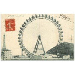 PARIS 07. La Grande Roue et Tour Eiffel 1908