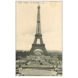 carte postale ancienne PARIS 07. La Tour Eiffel LL 1432