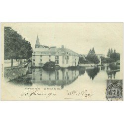 carte postale ancienne 10 BAR-SUR-AUBE. Le Moulin du Haut 1901