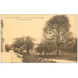 carte postale ancienne PARIS 07. Lycée Victor Duruy 33 Boulevard des Invalides. Coin Terrasse