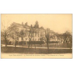 carte postale ancienne PARIS 07. Lycée Victor Duruy 33 Boulevard des Invalides. Terrasse