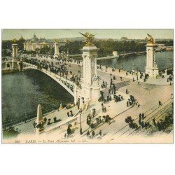 PARIS 07. Pont Alexandre III 1908