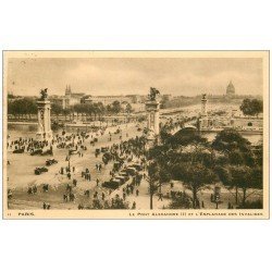 PARIS 07. Pont Alexandre III 1934