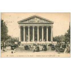 PARIS 08. Eglise Madeleine Rue Royale 1919