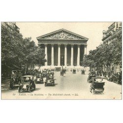 PARIS 08. Eglise Madeleine Rue Royale Taxis