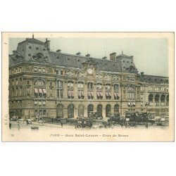 PARIS 08. Gare Saint-Lazare Cours de Rome 1906