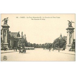 PARIS 08. Grand et Petit Palais Pont Alexandre III