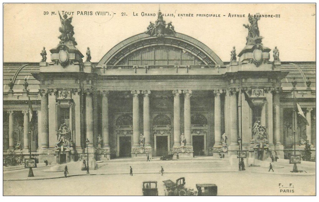 PARIS 08. Grand Palais Avenue Alexandre III 1917