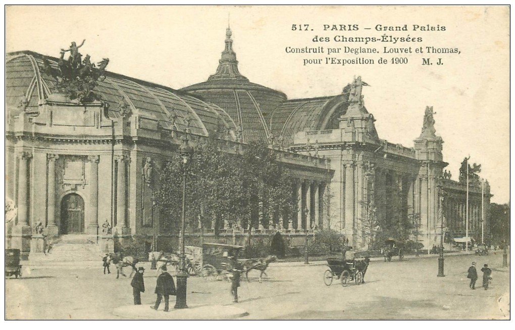 PARIS 08. Grand Palais Exposition de 1900