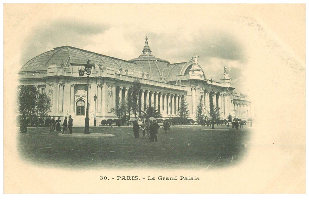PARIS 08. Grand Palais vers 1900
