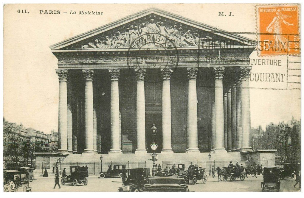 PARIS 08. La Madeleine 1922