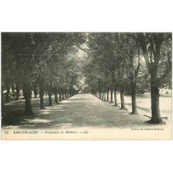 carte postale ancienne 10 BAR-SUR-AUBE. Promenade de Mathaux