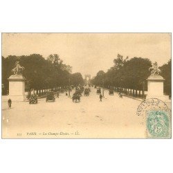 PARIS 08. Les Champs-Elysées 1906