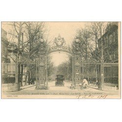 PARIS 08. Parc Monceau Rue de Lisbonne automobile 1905