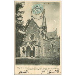 carte postale ancienne 10 BAR-SUR-SEINE. Chapelle Notre-Dame-du-Chêne Bois de la Garenne 1905