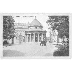 PARIS 08. Parc Monceau vers 1900