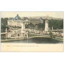 PARIS 08. Petit Palais Pont Alexandre III