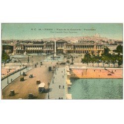 carte postale ancienne PARIS 08. Place de la Concorde 1936. Fine plissure