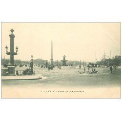 PARIS 08. Place de la Concorde vers 1900