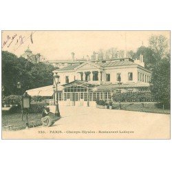 PARIS 08. Restaurant Le Doyen aux Champs-Elysées 1905