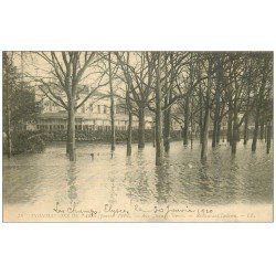 PARIS 08. Restaurant Ledoyen aux Champs-Elysées inondations de 1910
