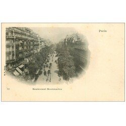 PARIS 09. Boulevard Montmartre vers 1900