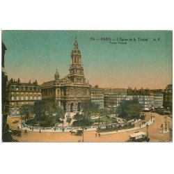 carte postale ancienne PARIS 09. Eglise de la Trinité 396