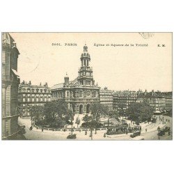 PARIS 09. Eglise de la Trinité et Square 1923