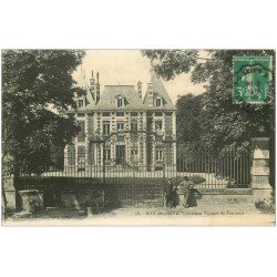 carte postale ancienne 10 BAR-SUR-SEINE. Gardien du Château Trumet de Fontarce 1916