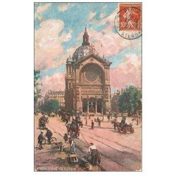 PARIS 09. Eglise Saint-Augustin 1907
