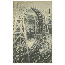 carte postale ancienne PARIS 09. La Boucle Manèges et Foire du Trône