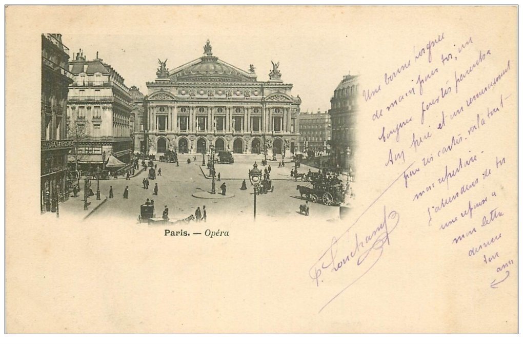 PARIS 09. L'Opéra 1903